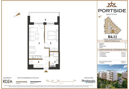 Mieszkanie w inwestycji: Portside Bałtycka