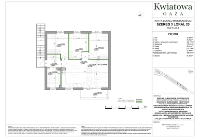 Mieszkanie w inwestycji: Kwiatowa Oaza
