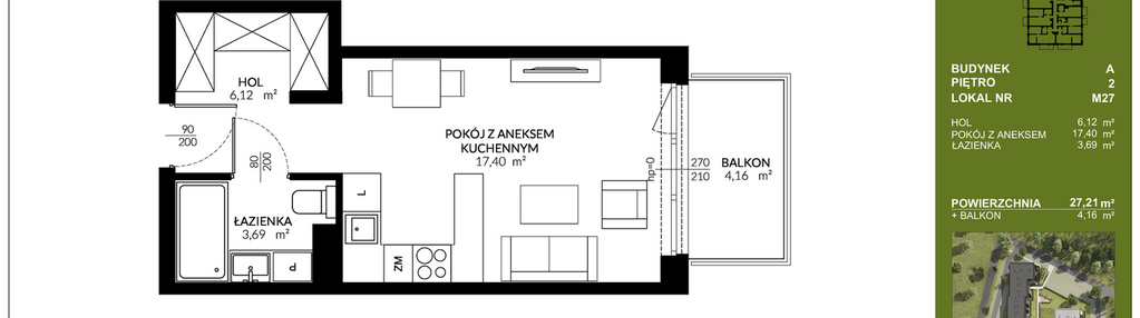 Mieszkanie w inwestycji: Triton Kampinos III
