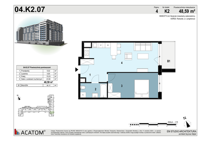 Mieszkanie w inwestycji: Langiewicza 37