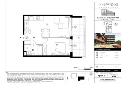 Mieszkanie w inwestycji: Kazimierza Wielkiego 42A etap II