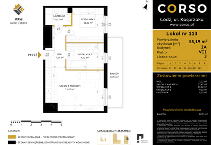 Mieszkanie w inwestycji: Corso etap 2