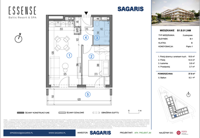 Mieszkanie w inwestycji: ESSENSE Baltic Resort&SPA 2