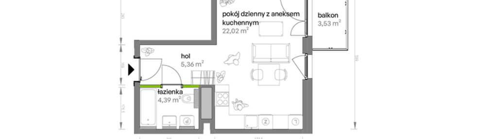 Mieszkanie w inwestycji: Ptasia Vita