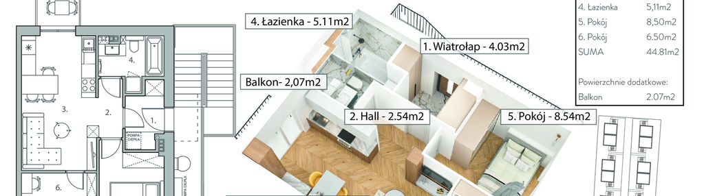 Mieszkanie w inwestycji: Osiedle Flipówka