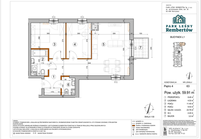 Mieszkanie w inwestycji: Park Leśny Rembertów etap IX