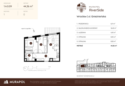 Mieszkanie w inwestycji: Murapol RiverSide
