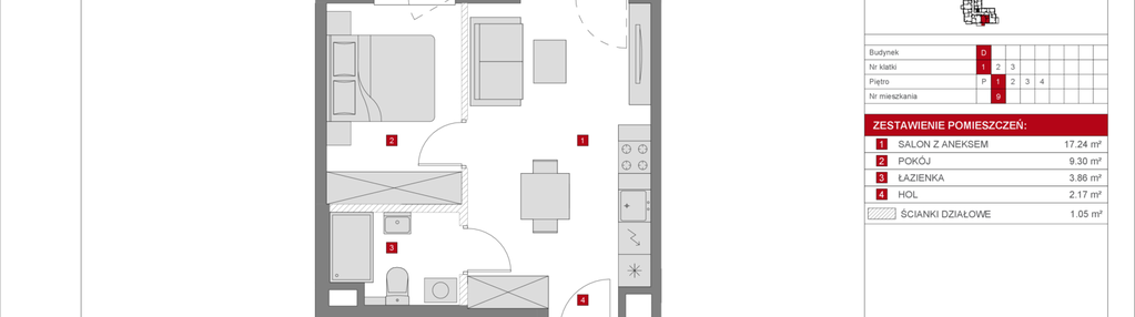 Mieszkanie w inwestycji: Dzielnica Mieszkaniowa Metro Zachód - etap 8.2
