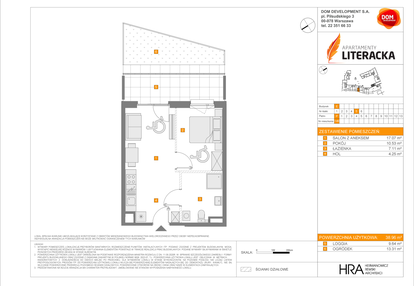Mieszkanie w inwestycji: Apartamenty Literacka etap 2.2