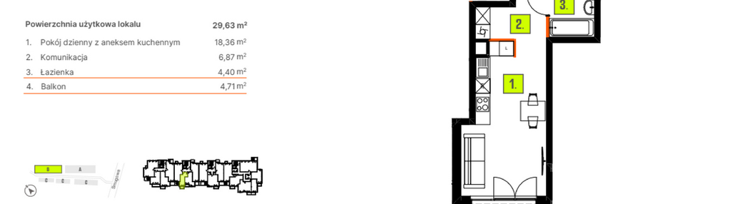 Mieszkanie w inwestycji: Osiedle BLASK - Etap I