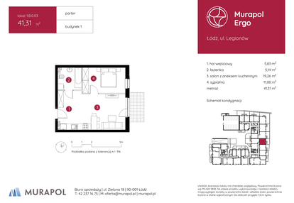 Mieszkanie w inwestycji: Murapol Ergo