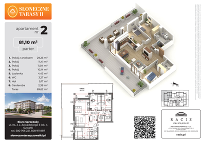 Mieszkanie w inwestycji: Słoneczne Tarasy II