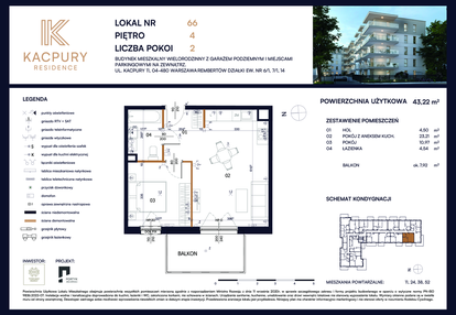 Mieszkanie w inwestycji: Kacpury Residence