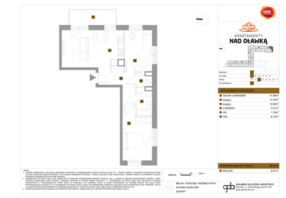 Mieszkanie w inwestycji: Apartamenty nad Oławką etap II