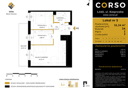 Mieszkanie w inwestycji: Corso etap 2