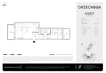 Mieszkanie w inwestycji: Orzechowa 2