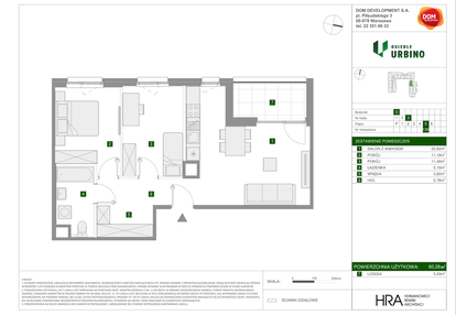 Mieszkanie w inwestycji: Osiedle Urbino etap 1.4