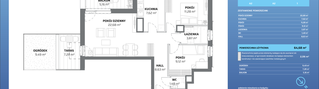 Mieszkanie w inwestycji: Zaspa Wysoko