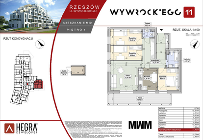 Mieszkanie w inwestycji: Apartamenty Wywrockiego 11