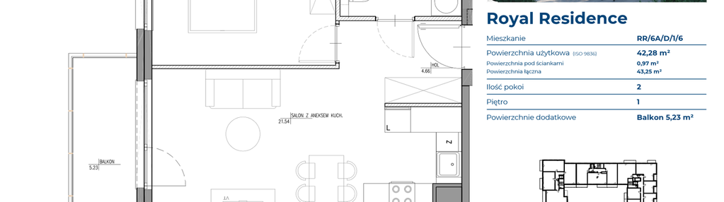 Mieszkanie w inwestycji: Royal Residence 6A