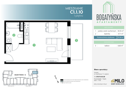 Mieszkanie w inwestycji: Bogatyńska Apartamenty etap 3