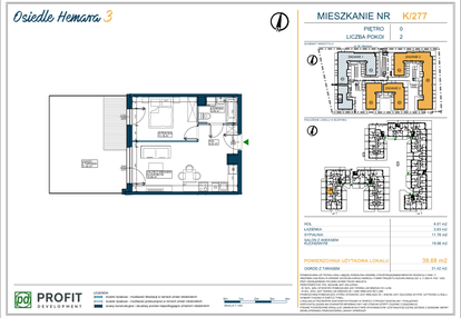 Mieszkanie w inwestycji: Osiedle Hemara - etap III bud. 2 i 3