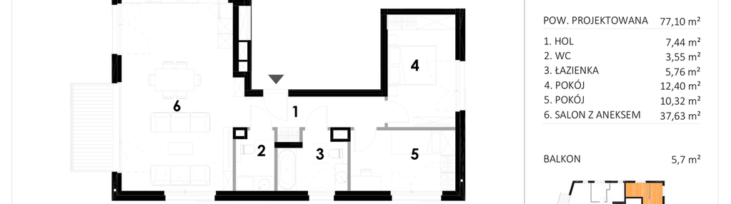 Mieszkanie w inwestycji: Smolna 4