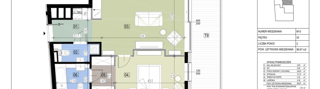 Mieszkanie w inwestycji: Apartamenty Orkana