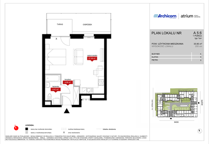 Mieszkanie w inwestycji: Atrium - Nowy Szczepin