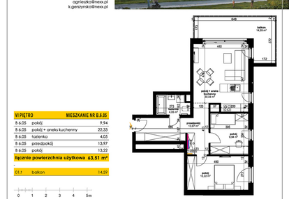 Mieszkanie w inwestycji: Park Moniuszki II C