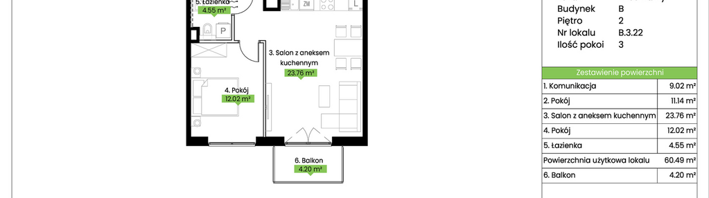 Mieszkanie w inwestycji: JA_SIELSKA V
