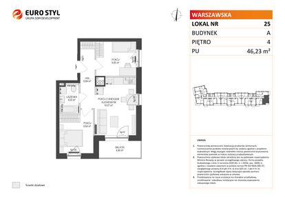 Mieszkanie w inwestycji: Osiedle Warszawska etap IV