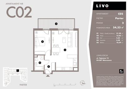 Mieszkanie w inwestycji: Livo