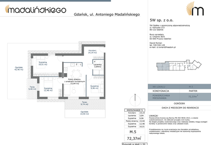 Mieszkanie w inwestycji: Madalińskiego