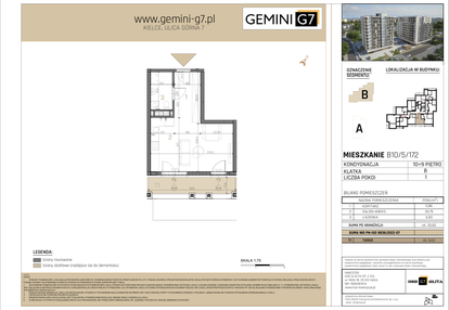 Mieszkanie w inwestycji: GEMINI G-7