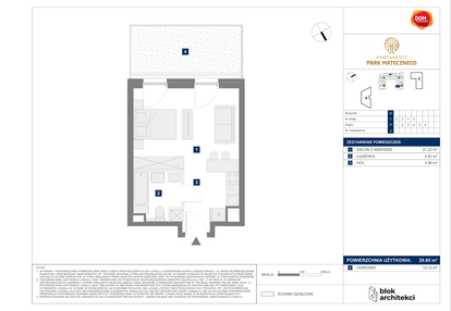 Mieszkanie w inwestycji: Apartamenty Park Matecznego Etap 1