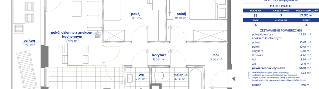 Mieszkanie w inwestycji: Osiedle Kołłątajówka