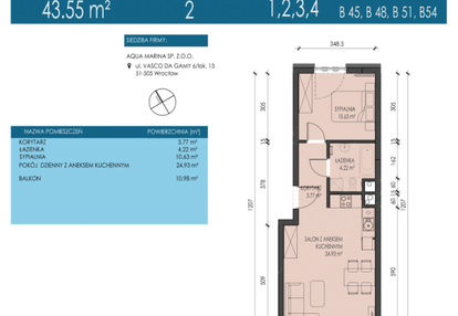 Mieszkanie w inwestycji: Apartamenty Aqua Marina