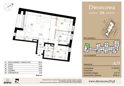 Mieszkanie w inwestycji: Dworcowa 28