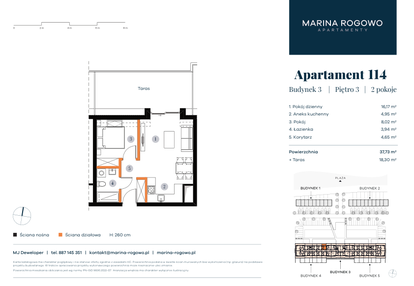 Mieszkanie w inwestycji: Apartamenty Marina Rogowo