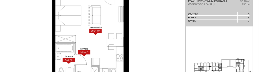 Mieszkanie w inwestycji: Atrium - Nowy Szczepin