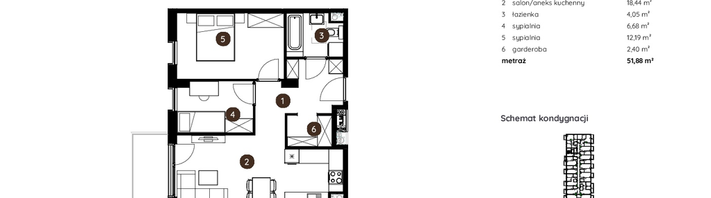 Mieszkanie w inwestycji: Murapol Corfa