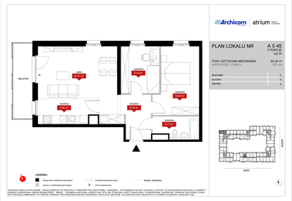 Mieszkanie w inwestycji: Atrium - Nowy Szczepin
