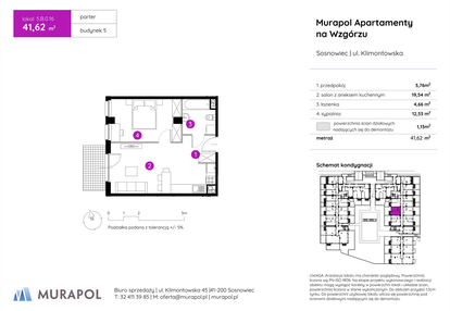 Mieszkanie w inwestycji: Murapol Apartamenty na Wzgórzu - bud. 4 i 5