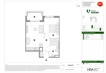 Mieszkanie w inwestycji: Osiedle Urbino etap 1.4
