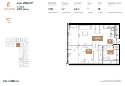 Mieszkanie w inwestycji: Global Apartments