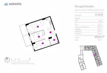 Mieszkanie w inwestycji: Murapol Havelia