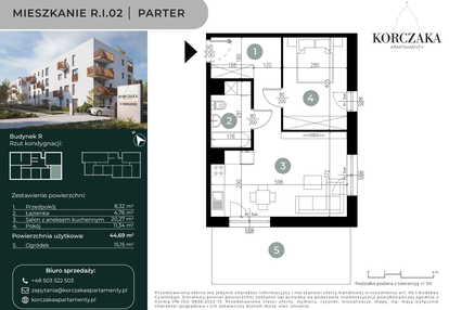 Mieszkanie w inwestycji: Korczaka Apartamenty