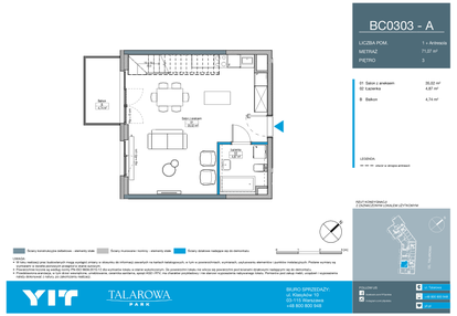 Mieszkanie w inwestycji: Talarowa Park