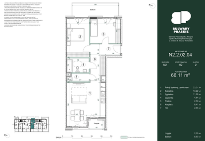 Mieszkanie w inwestycji: Bulwary Praskie etap NOP
